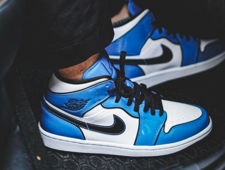 Que vaut la AJ1 Mid SE Patent Leather Signal Blue DD6834-402