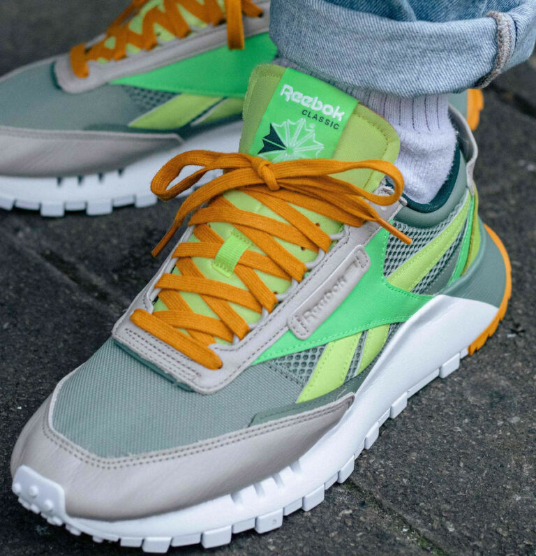 reebok classic leather mint green