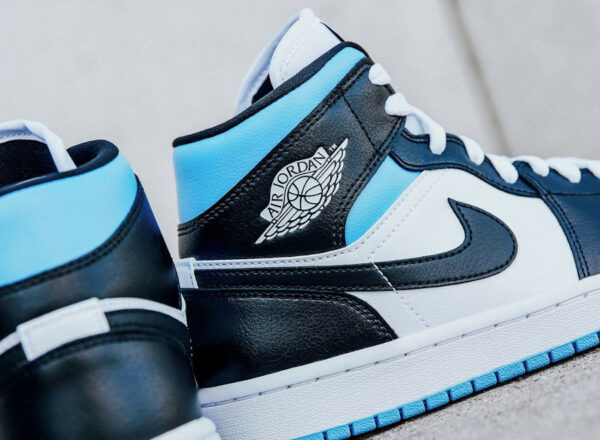 air jordan blue mesh