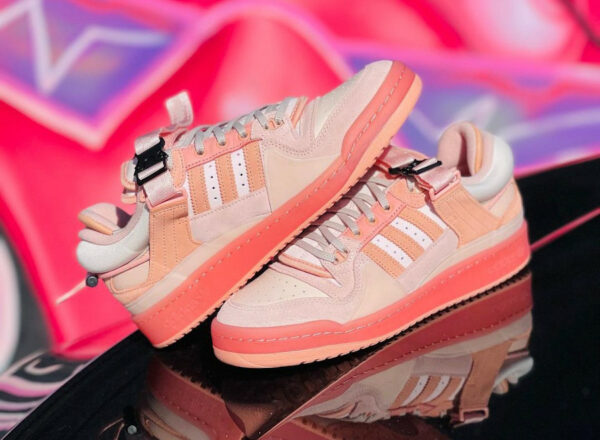 Adidas x Bad Bunny Forum Buckle Low Pink Easter Egg GW0264 600x440