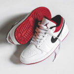 Air Jordan 1 Low White Gym Red Black