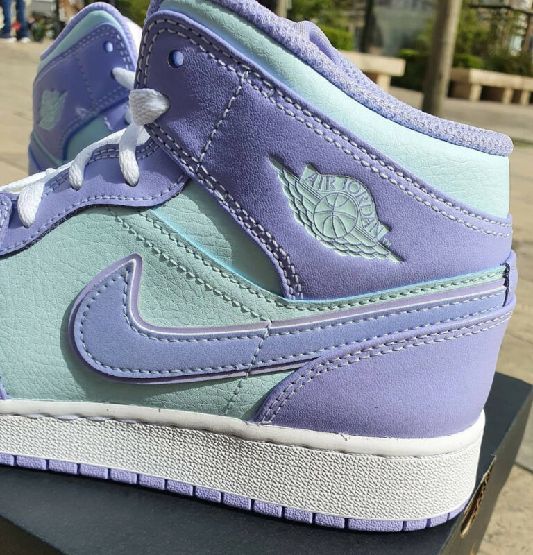 Que vaut la AJ1 Mid Purple Pulse Arctic Punch Glacier Blue 554724-500