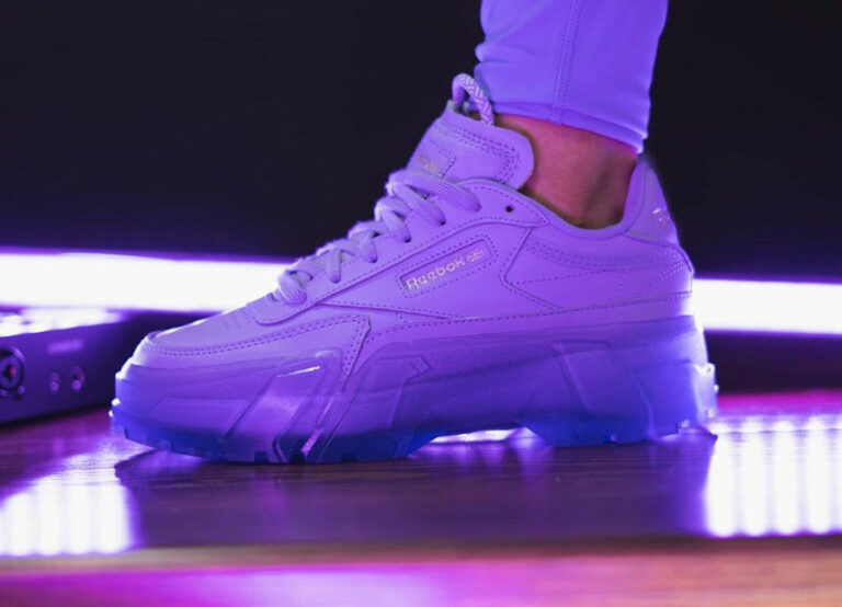 reebok cardi b lilac