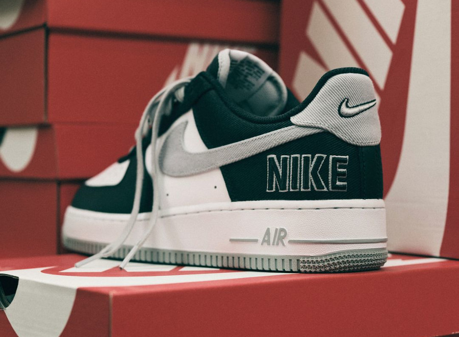 Nike Air Force 1 07 LV8 Emb Raiders Black, Silver, White & Green