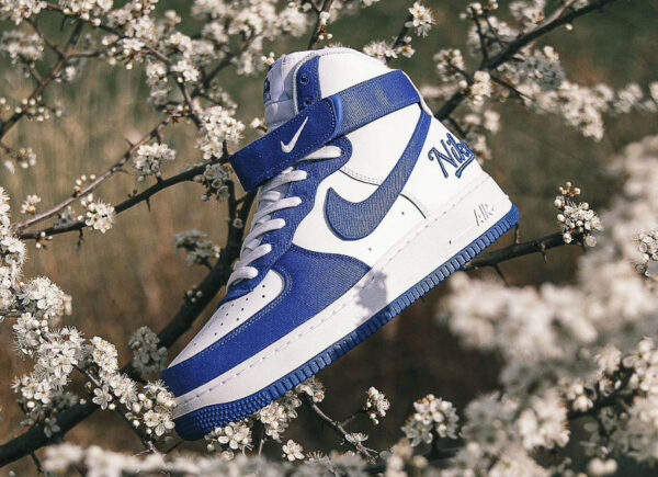 Nike AF1 High 07 LV8 EMB Dodgers Rush Blue DC8168-100