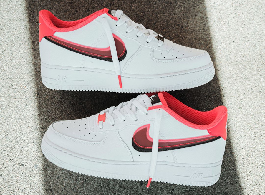 Nike Air Force 1 LV8 GS Double Swoosh - Bright Crimson