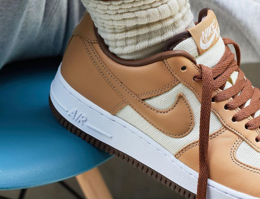 Air force one marron femme sale