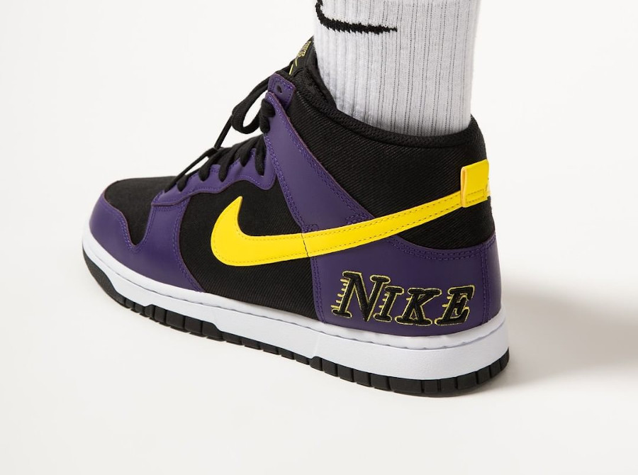 Nike Dunk High PRM EMB Lakers Court Purple DH0642-001