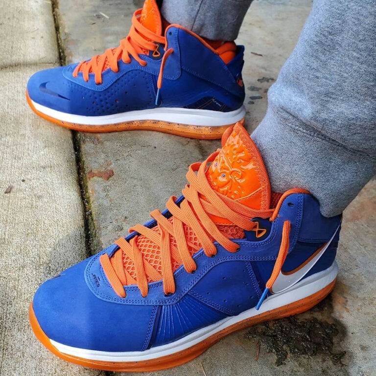 blue orange lebrons
