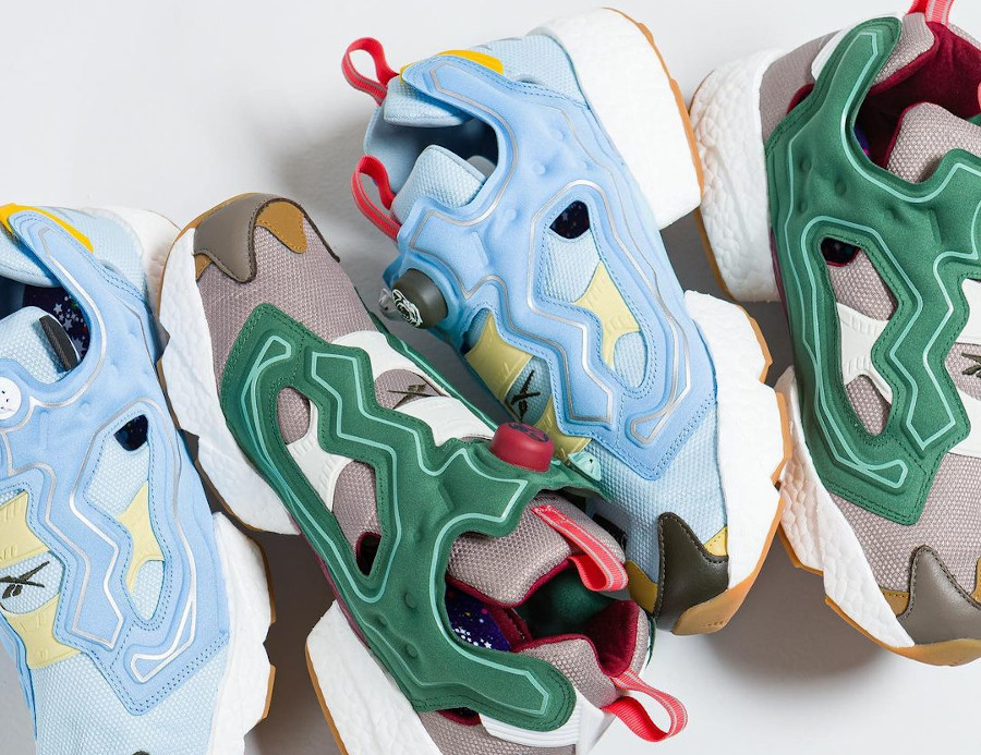 Reebok x BBC Instapump Fury Boost Earth and Water