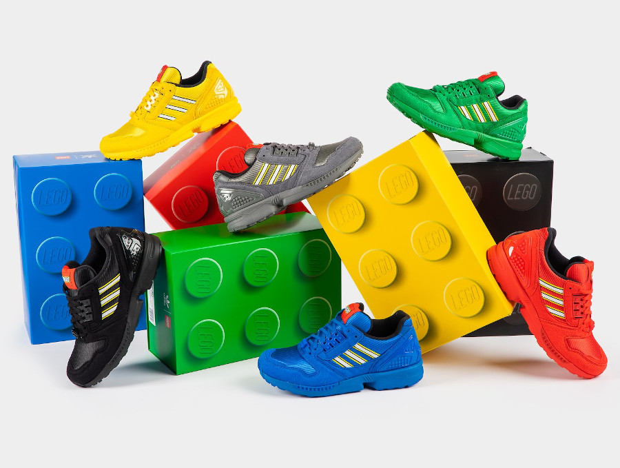 Adidas x Lego ZX8000 Torsion Bricks Color Pack 2021