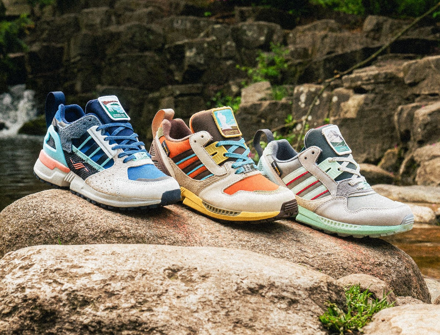 Adidas x NPF ZX Torsion Crater Lake Glacier Yellowstone