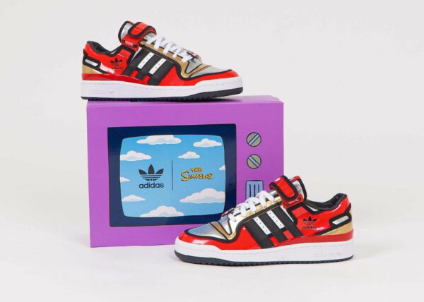 Adidas x The Simpsons Forum Low Duff Beer Duffman 600x428