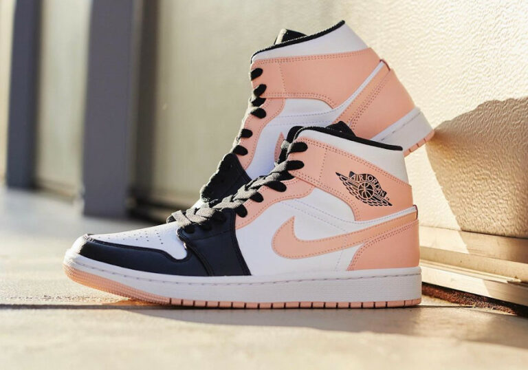 air jordan 1 rose et noir