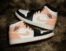 Air Jordan 1 Mid AJ1 Crimson Tint Arctic Orange 554724-133
