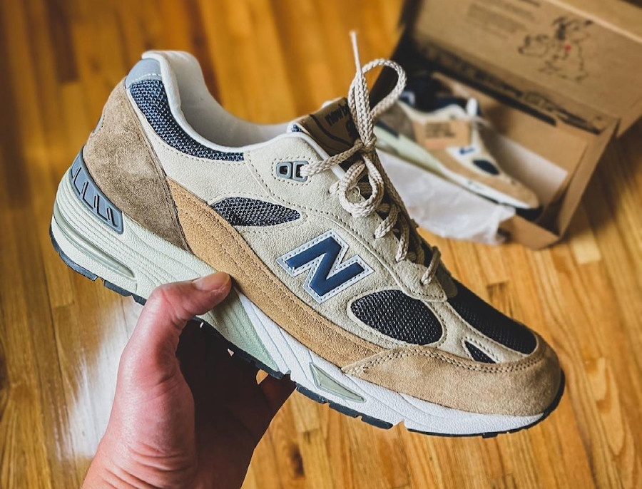 NB 991 Cappuccino M991SBN Sand Navy Made in UK