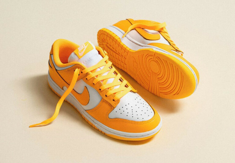 Nike Wmns Dunk Low jaune Laser Orange Sail DD1503-800