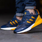 Adidas ZX 2K Boost 2.0 Crew Blue Gold GZ7733