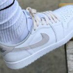 Air Jordan 1 Low OG White Neutral Particle Grey Retro 2021