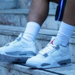 Air Jordan 4 Retro AJ4 Tech White Oreo Cement 2021