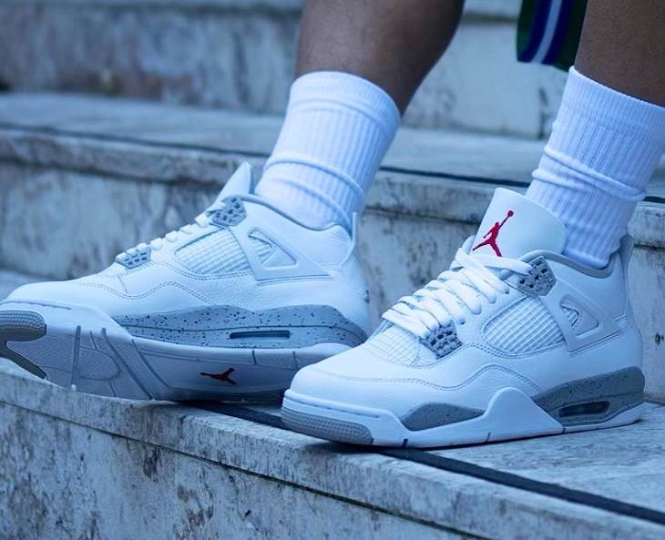 air jordan 4 retro blanc et bleu