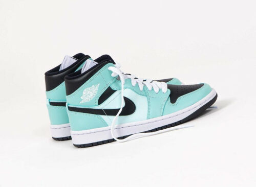Air Jordan 1 Mid Purple Aqua 554724-500 Release Date - SNKRS WORLD