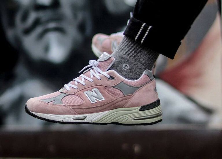new balance 991 shy pink