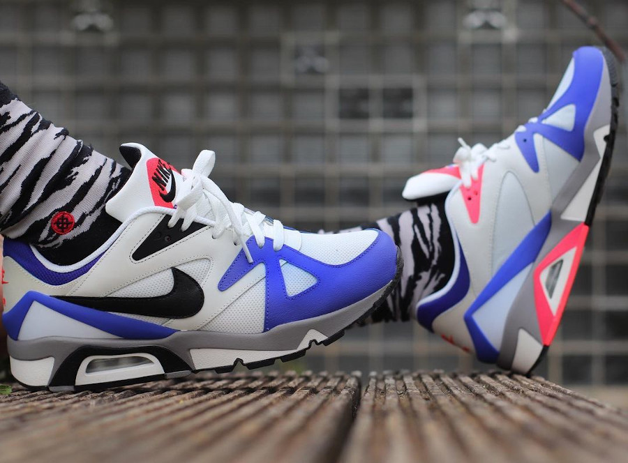 Nike Air Max Structure Triax 91 OG Persian Violet 2021 on feet