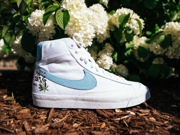 new nike blazers flowers