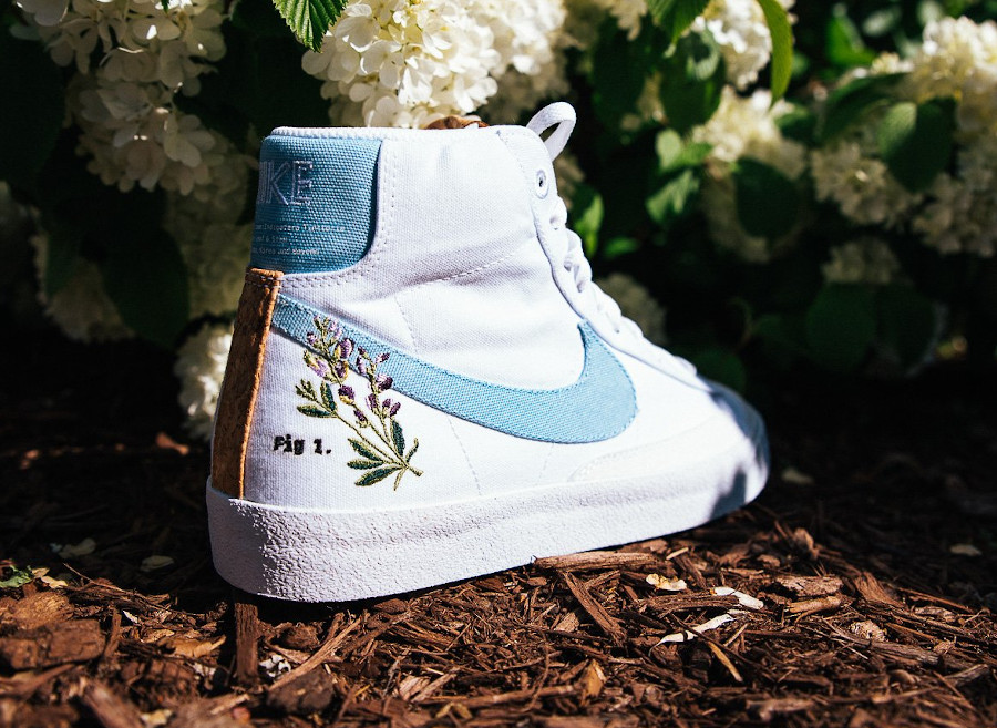 Nike Blazer Mid '77 SE Indigo Flower Plant Cork Pack