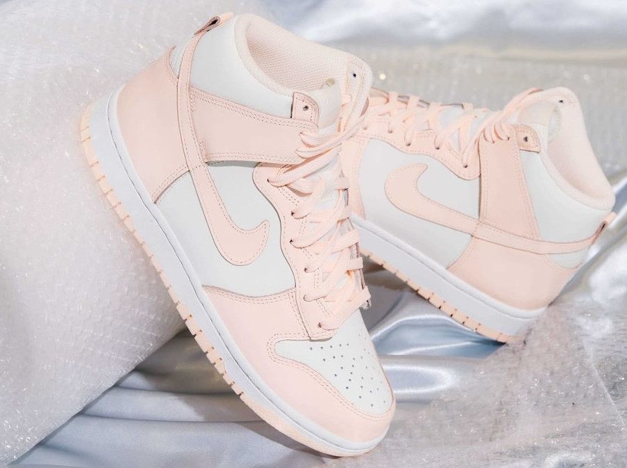 Nike Dunk High Wmns Pastel Crimson Tint Sail DD1869-104