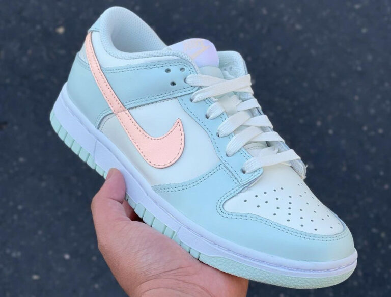 pastel green nikes