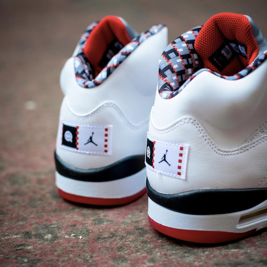 AJ5 Streetball blanche et rouge (3)