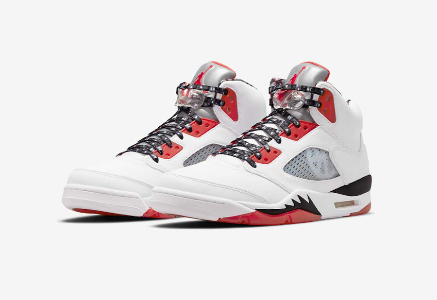 AJ5 Streetball blanche et rouge (4)