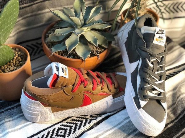 Chitose Abe x Nike x Sacai Blazer Low British Tan Iron Grey