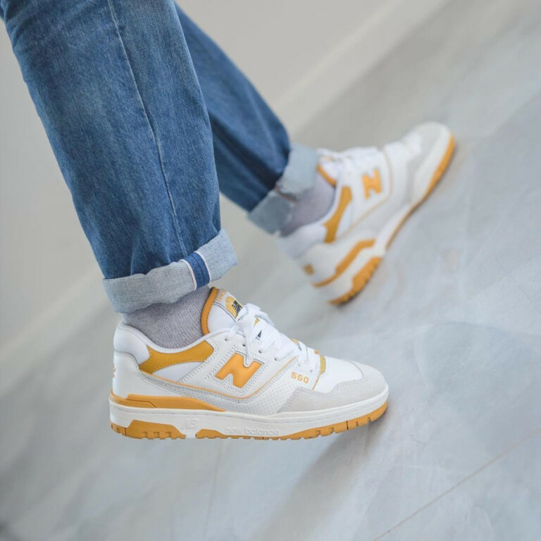 new balance 550 varsity gold