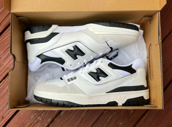 New Balance 550 BB550LM1 Sea Salt White Black