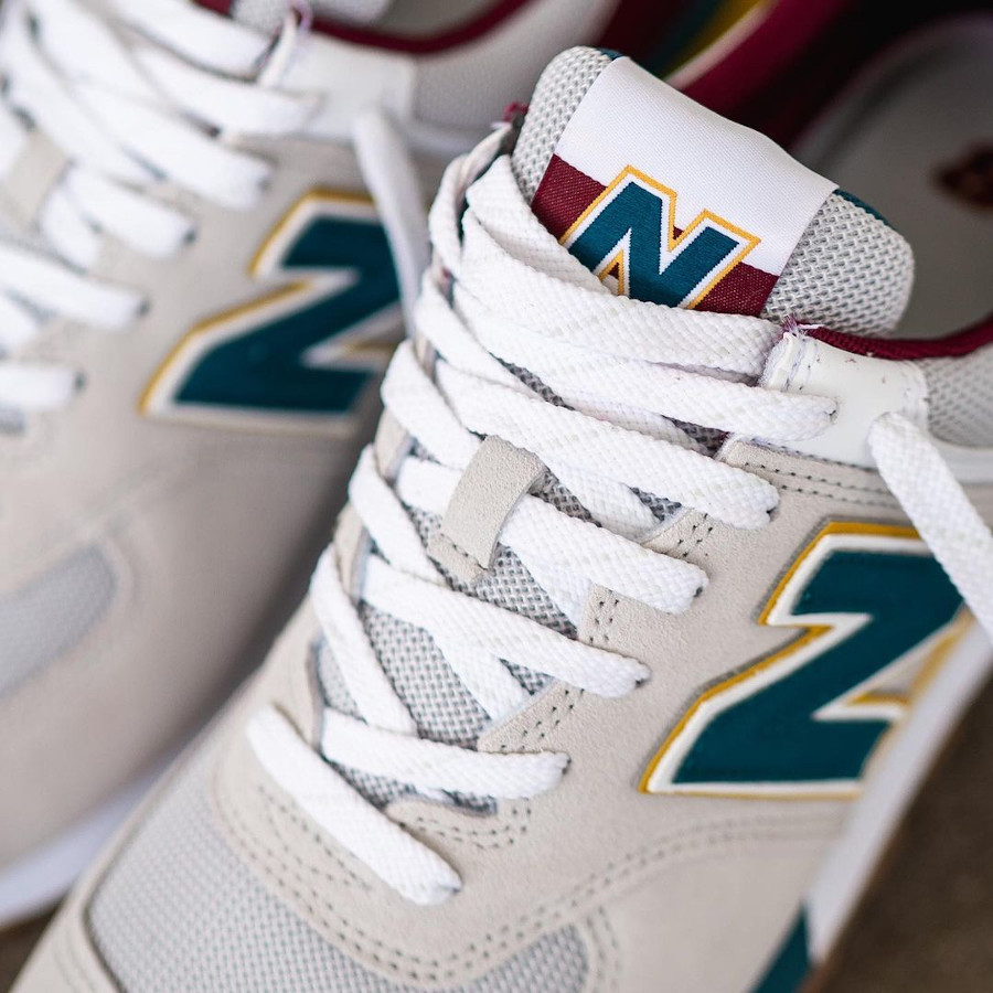 New balance ml574 bordeaux gris sale