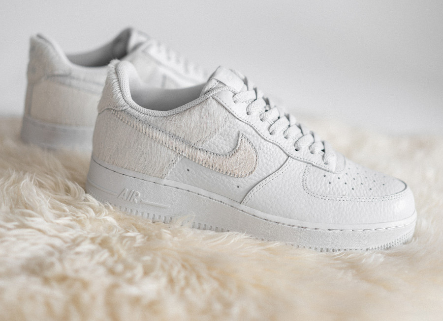 Nike Air Force 1 AF1 Pony Hair 2021 White Photon Dust