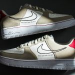 Nike Air Force One FU gris et blanche (2)