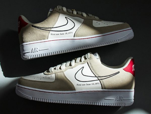 Nike Air Force One FU gris et blanche (2)