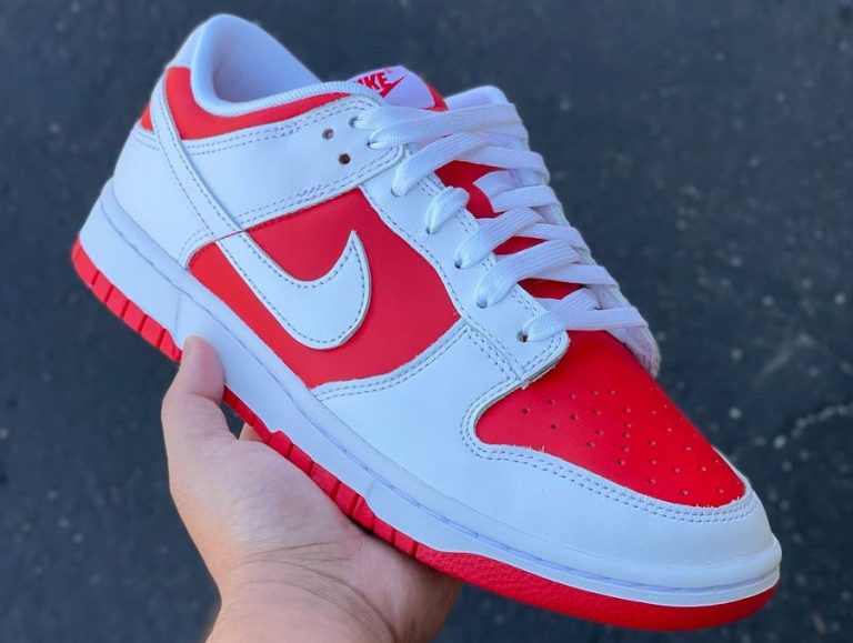 Nike Dunk Low Retro 2021 'St John's' Championship Red DD1391-600 (couv)