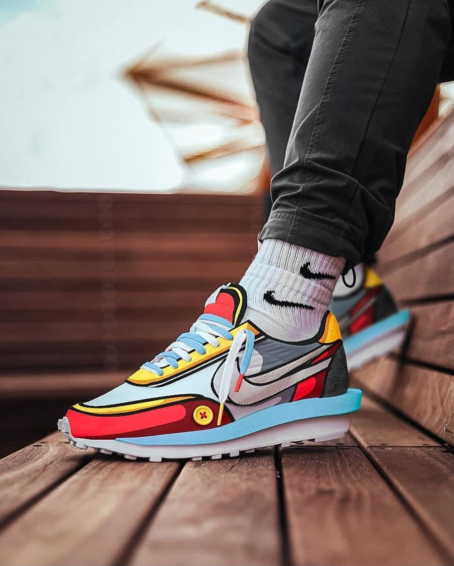 nike sacai waffle dior