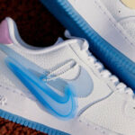 Nike W AF1 '07 LX UV Reactive Swoosh White Blue