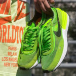 Nike Waffle One vert pomme (1)