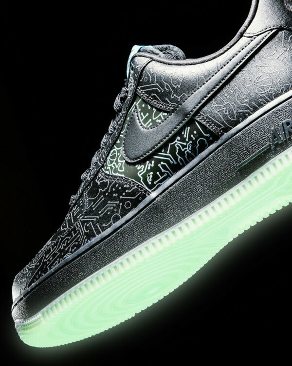 space jam computer chip af1