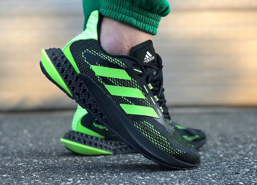 Adidas 4DFWD Pulse noire et verte (2)