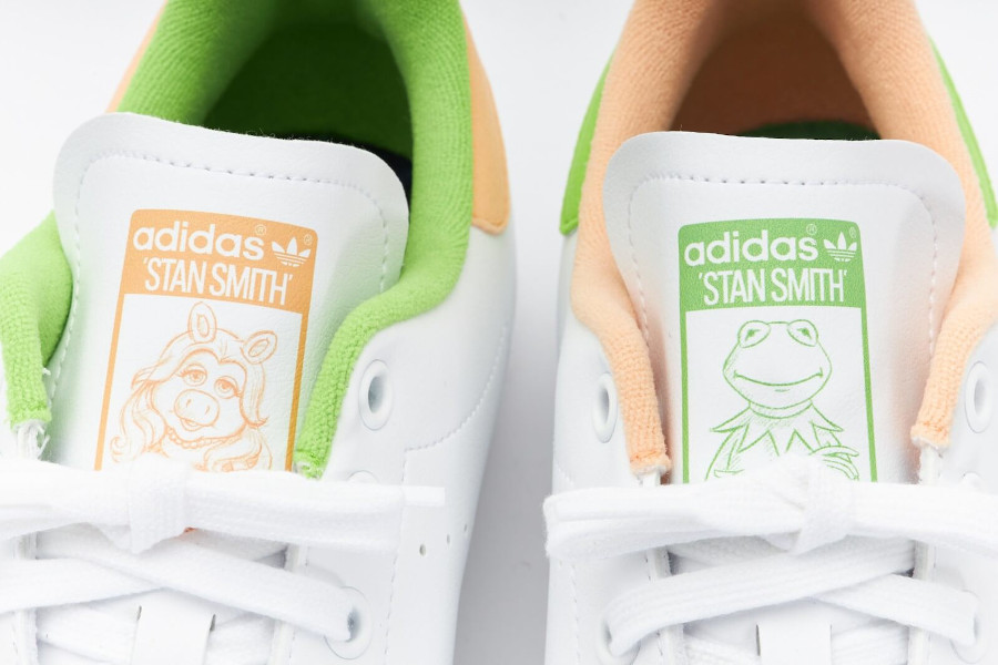 Adidas x Disney Stan Smith Kermit The Frog Miss Piggy GZ5996