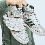 Adidas x Jeremy Scott JS Forum Wings 1.0 Money (billets de dollars) Q46154