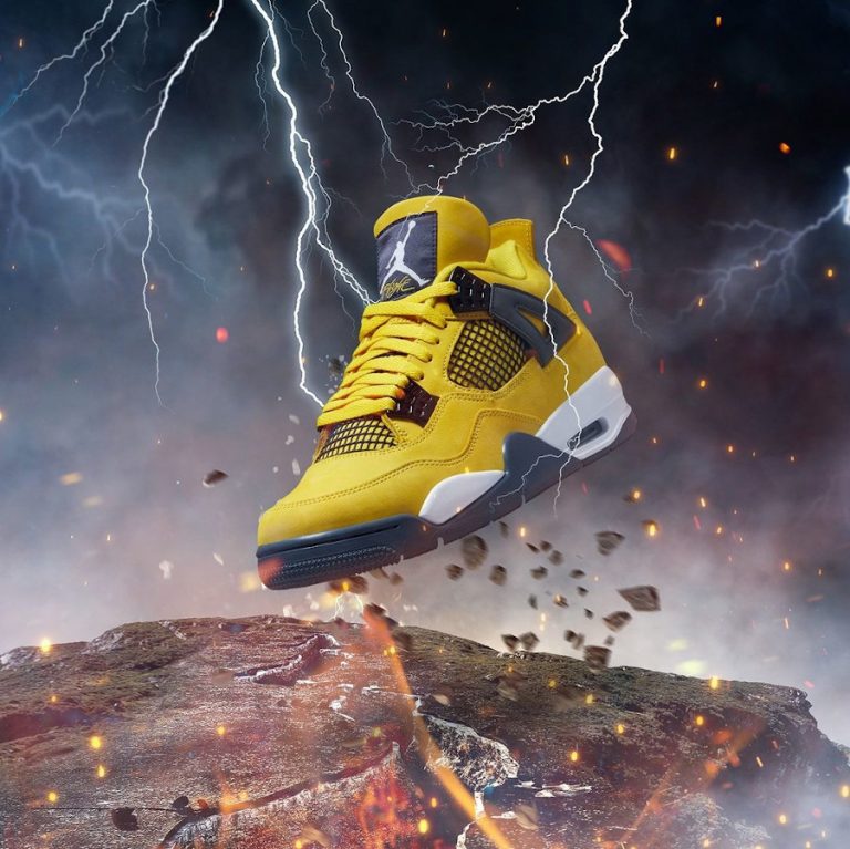 Jordan 4 jaune shop